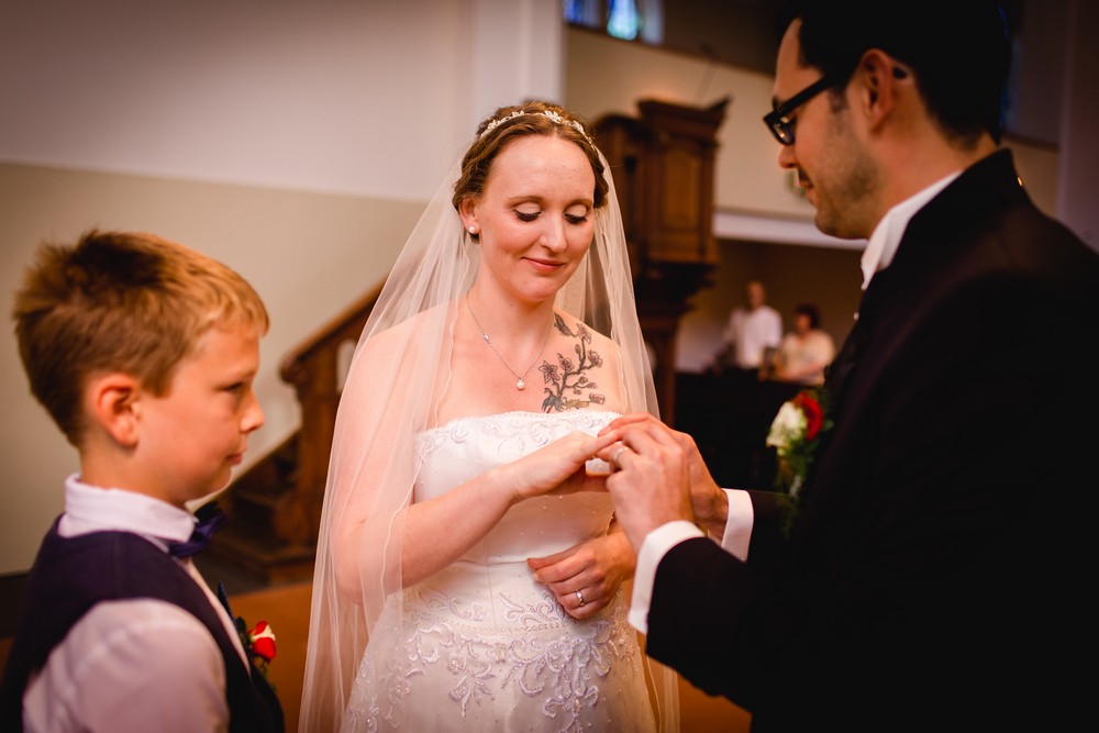 Hochzeitsfotograf in der St. Mattäus Kirche, Hamburg-Winterhude